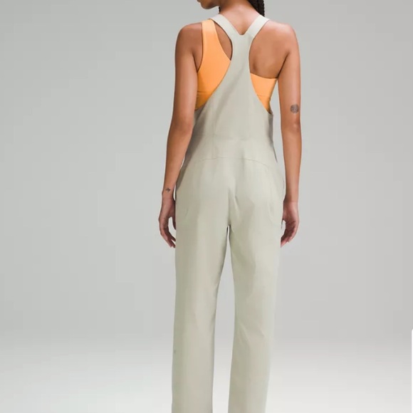 ❤️ Lululemon WovenAir Overalls Size 8 Raw Linen NWT - Picture 5 of 15